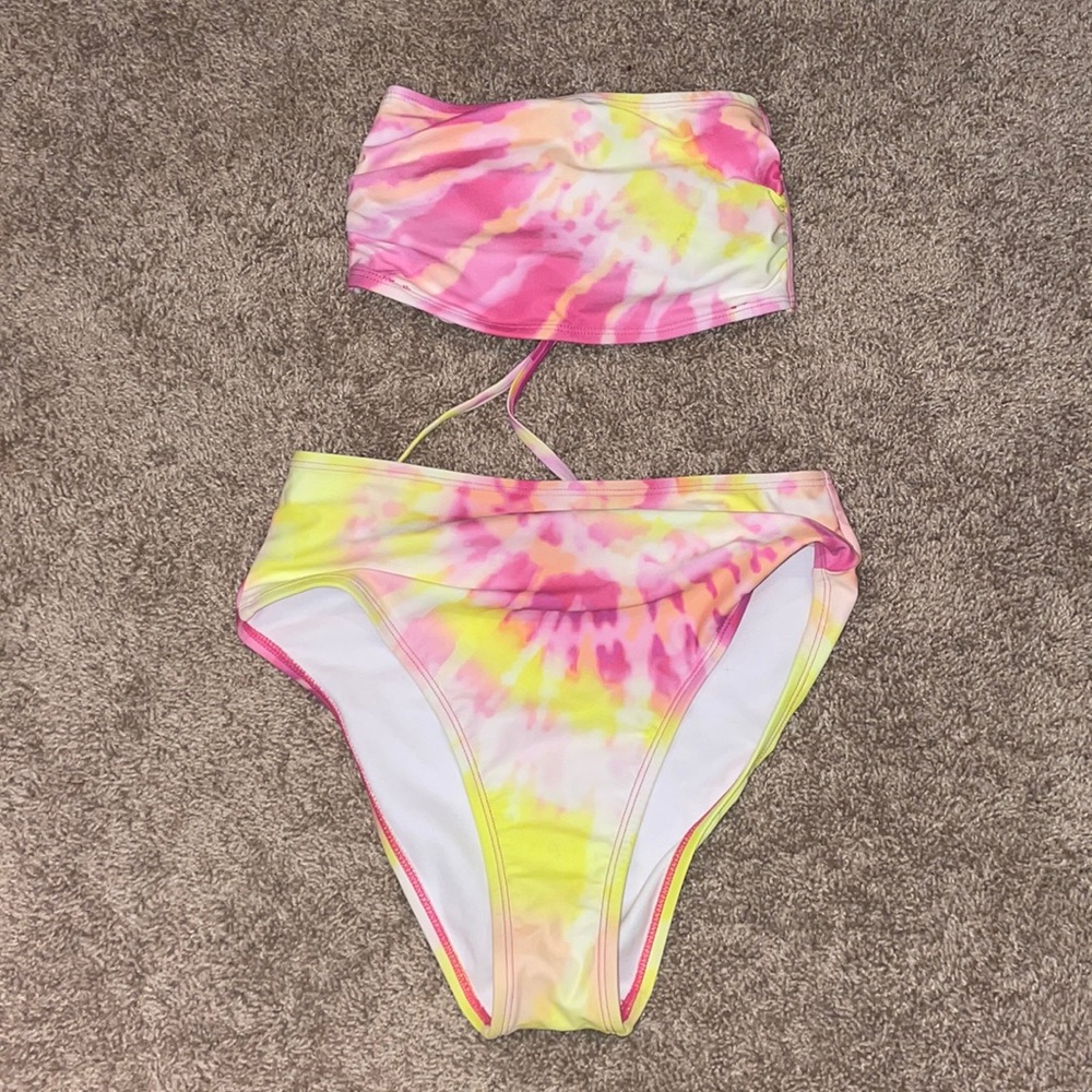 Xhilaration High Waisted Tye-Dye Bikini